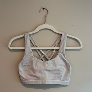 Lululemon Athletica White Free to Be Serene Sports Bra